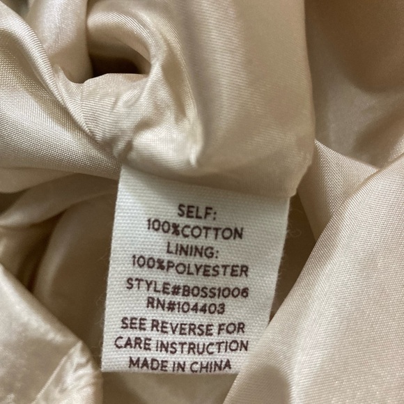 NWT blu pepper mini skirt Large Oatmeal boho print - Picture 8 of 8